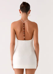 Again And Again Mini Dress - Ivory